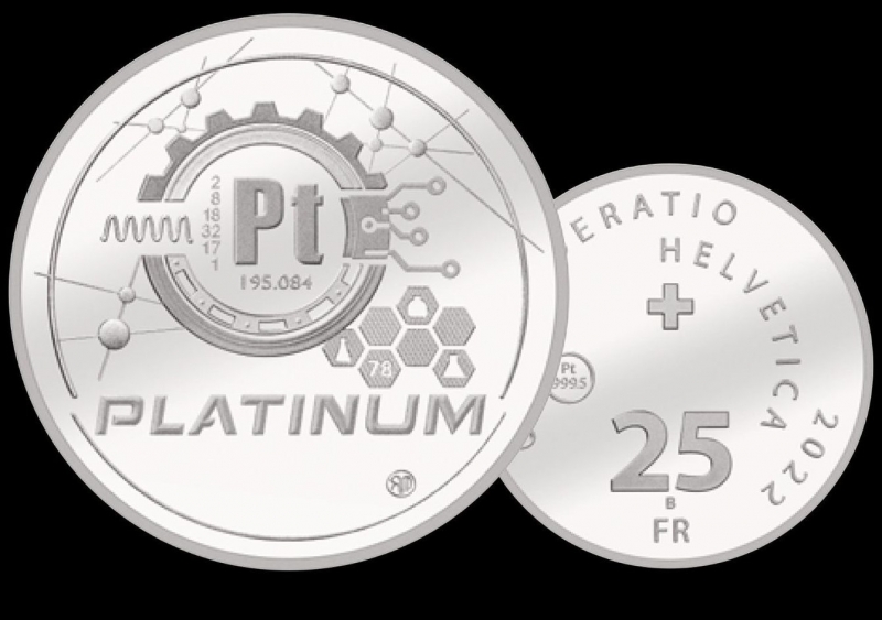 25 Franken 2022 - Platinum